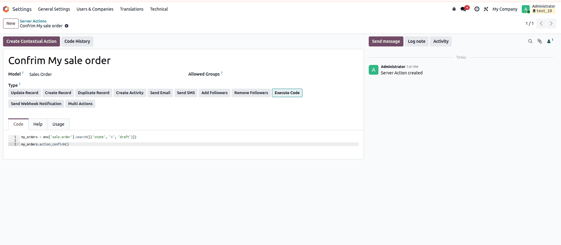 How to Execute Server Actions from a Website in Odoo 19-cybrosys