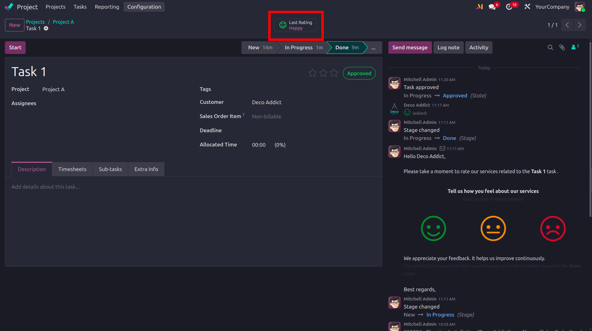 How to Gather Customer Feedback on Project Progress in Odoo 19-cybrosys