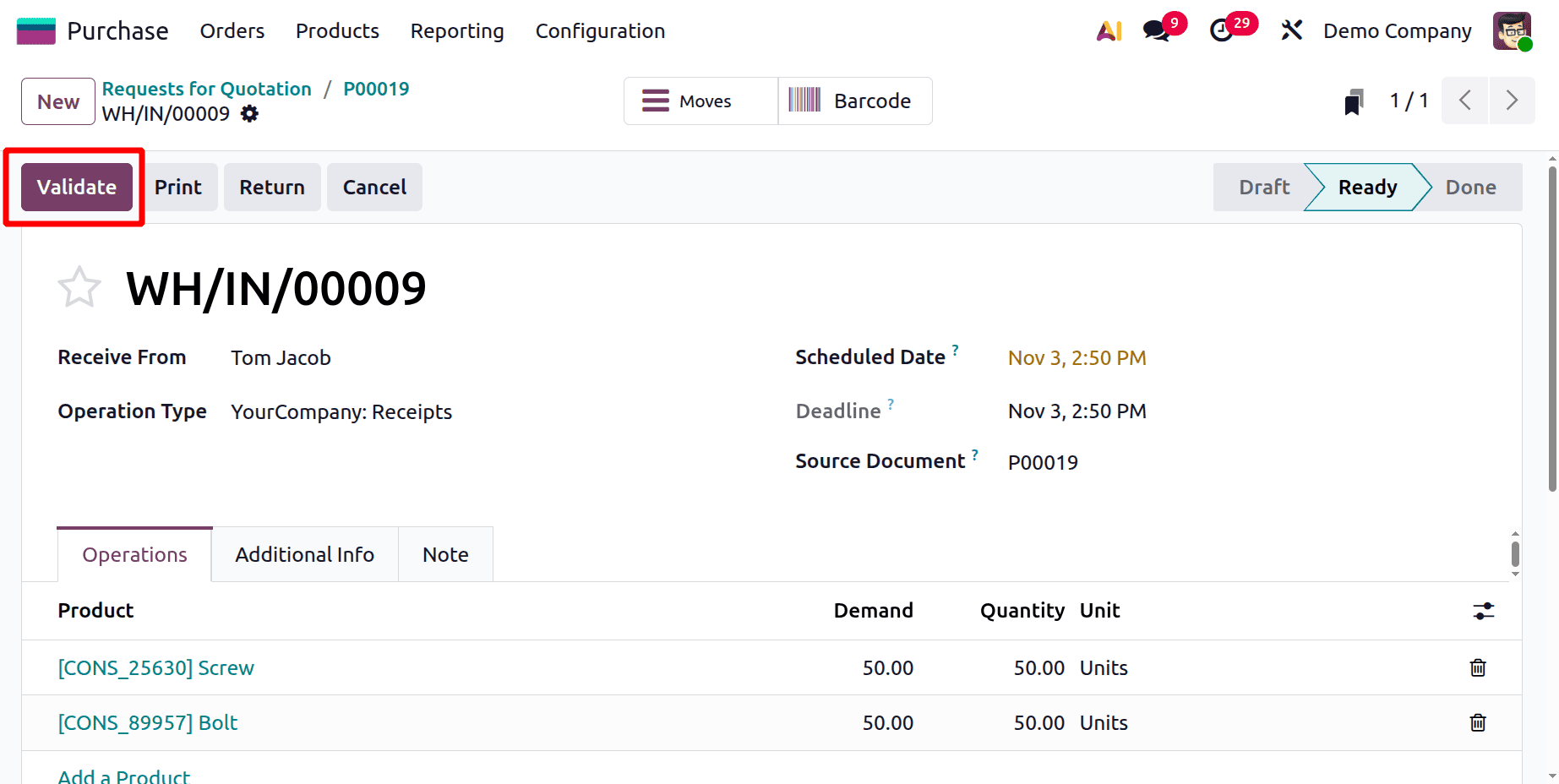 How to Generate a Vendor Bill for a Purchase Order in Odoo 19-cybrosys