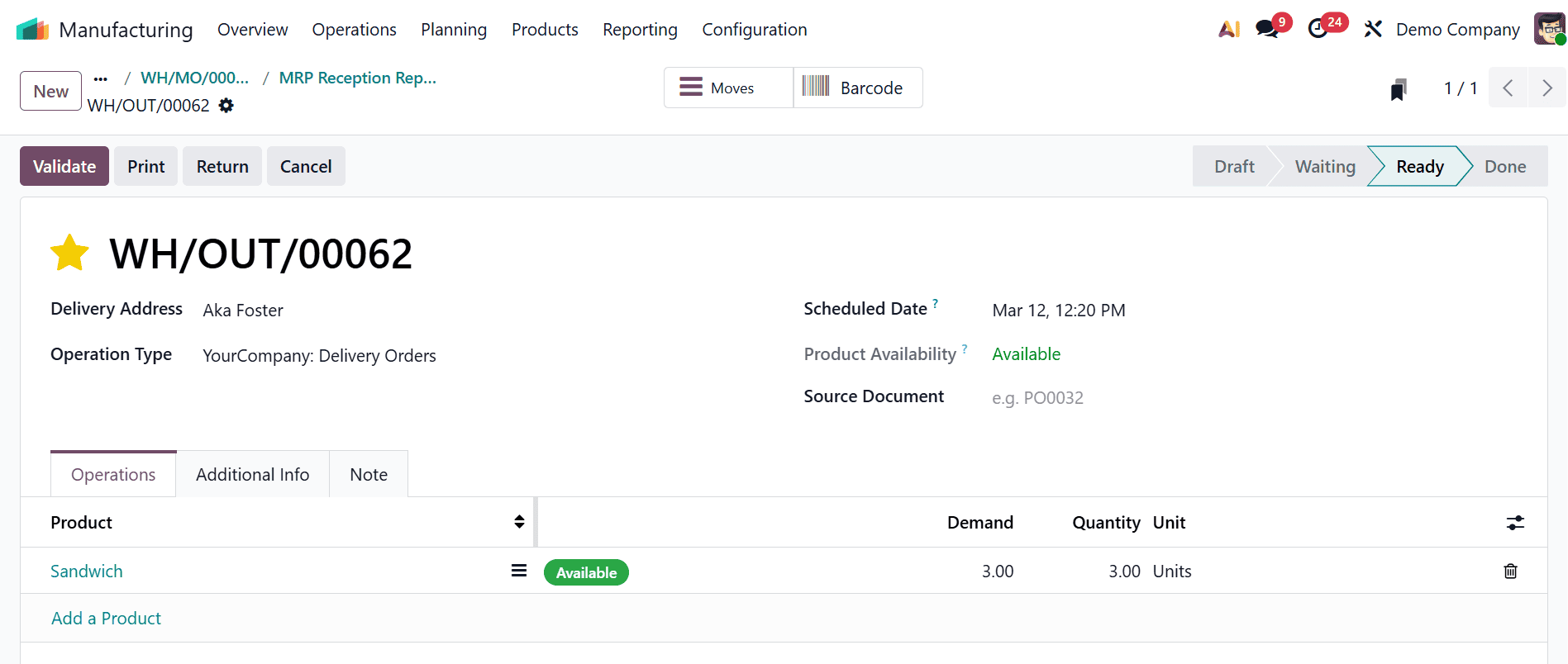 How to Generate Allocation Reports for Manufacturing Orders in Odoo 19-cybrosys