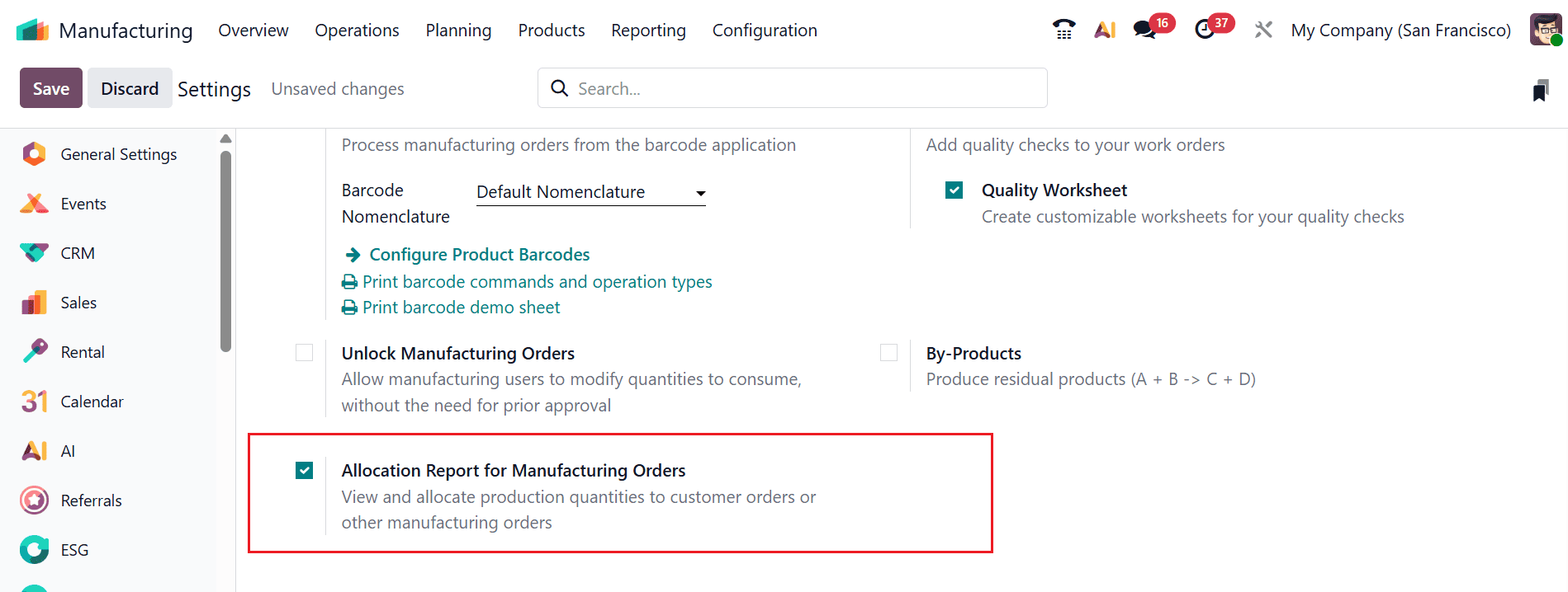 How to Generate Allocation Reports for Manufacturing Orders in Odoo 19-cybrosys