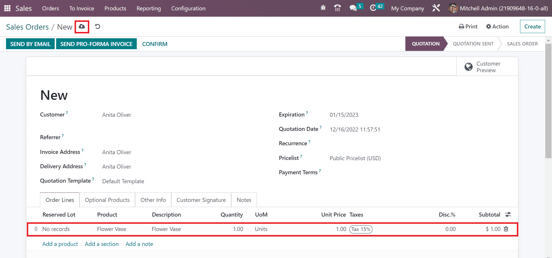 How to Generate an Automatic Invoice in the Odoo 16 Sales App-cybrosys