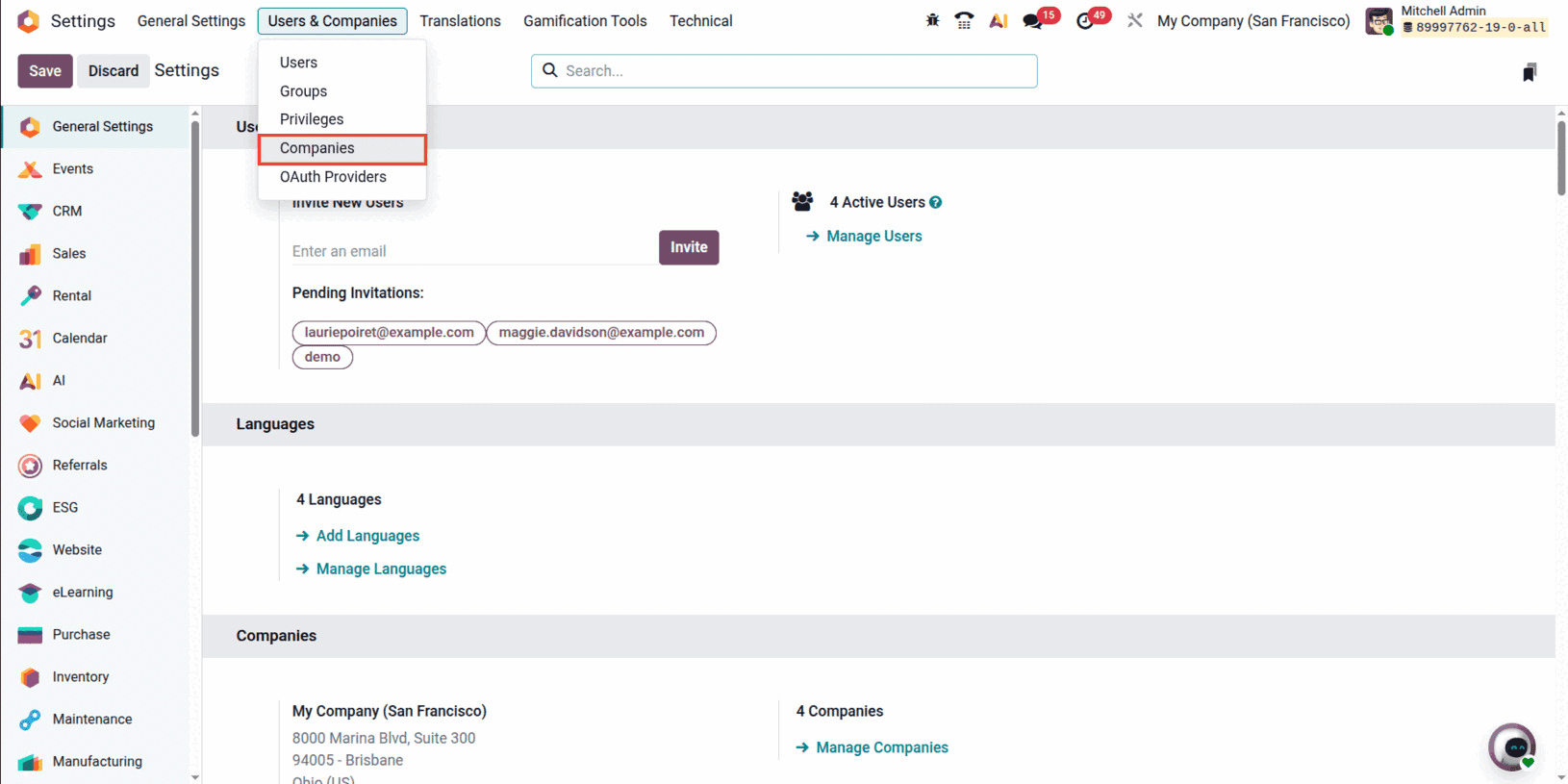 How to Generate Multi-Company Reports in Odoo 19-cybrosys