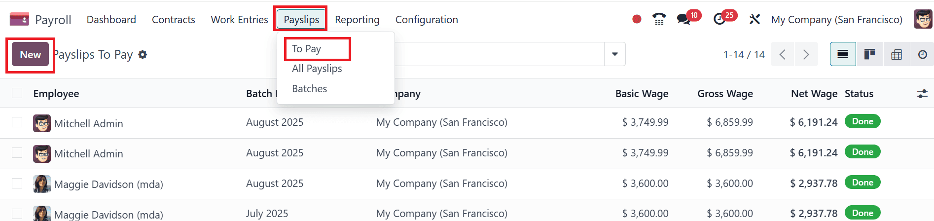 How to Generate Payslip based on Employee Shifts in Odoo 18-cybrosys