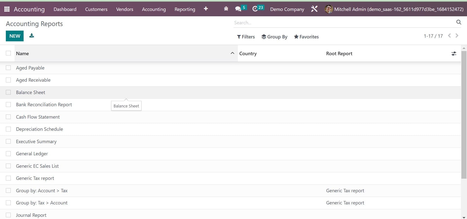 How to Generate Reports in the Odoo 16 Accounting App-cybrosys