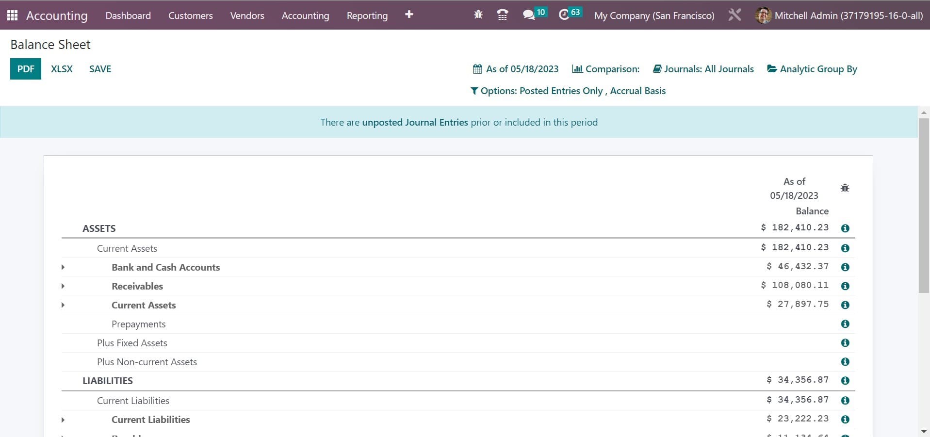 How to Generate Reports in the Odoo 16 Accounting App-cybrosys