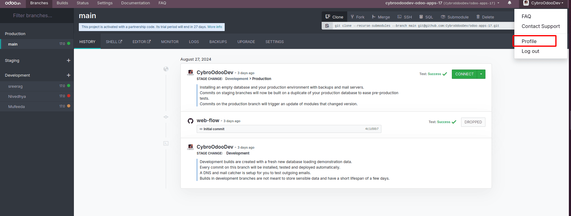 How to Generate SSH Keys in Odoo.sh-cybrosys