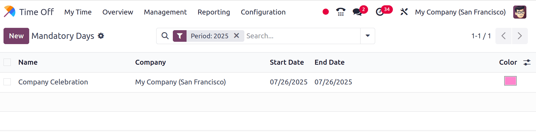 How to Generate Timesheets for Public Holidays and Time Off in Odoo 18-cybrosys