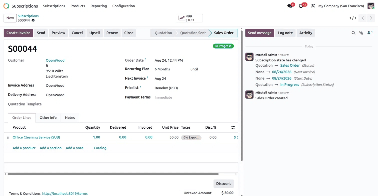How to Get Started with the Odoo 19 Subscription Module-cybrosys