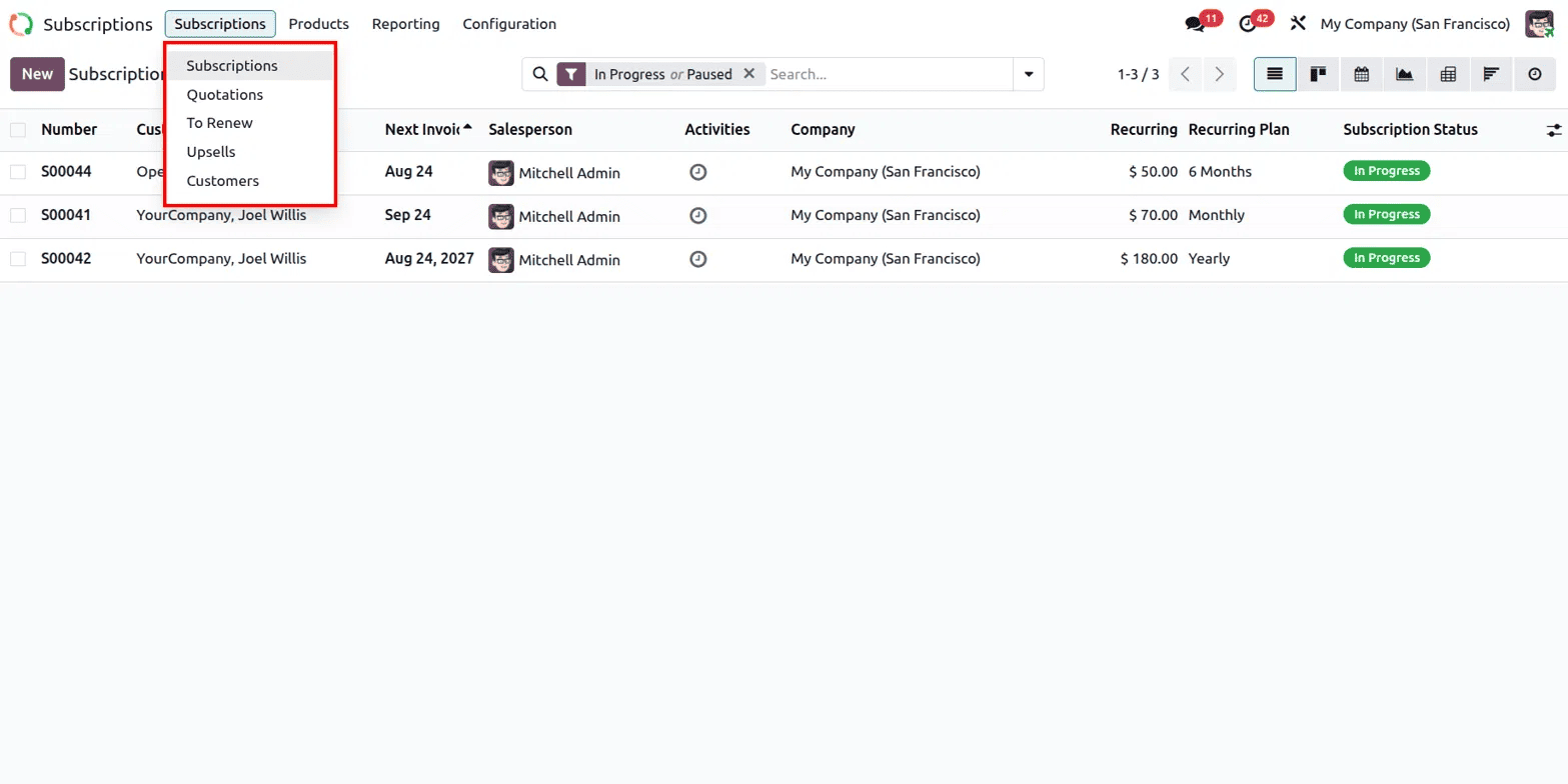 How to Get Started with the Odoo 19 Subscription Module-cybrosys
