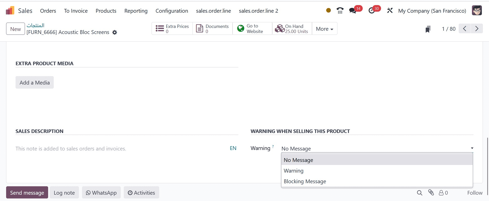 How to Get Warnings for Your Product using Odoo 17 Sales-cybrosys