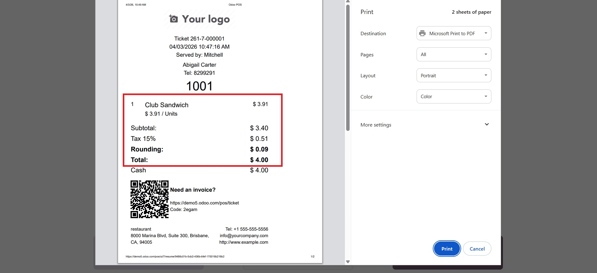 How to Handle Cash Rounding in Odoo 19 POS Transactions-cybrosys