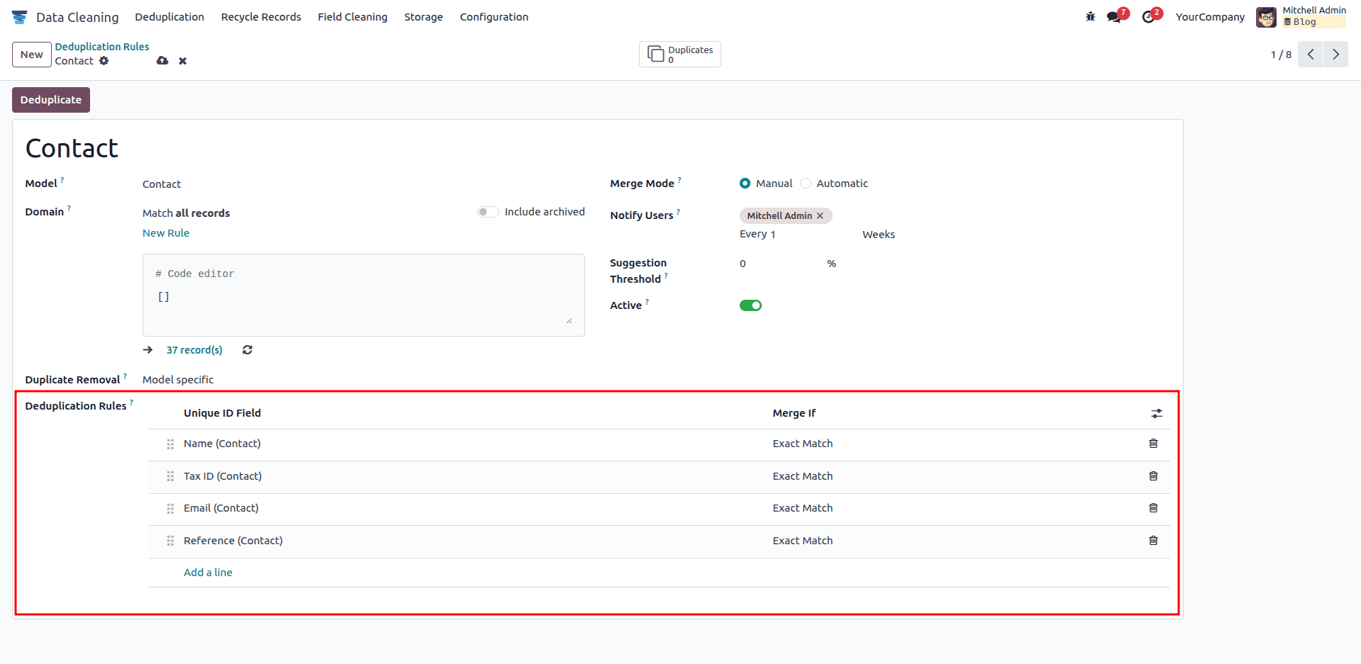 How to Handle Duplicate Data with Odoo 18’s Data Cleaning Module-cybrosys