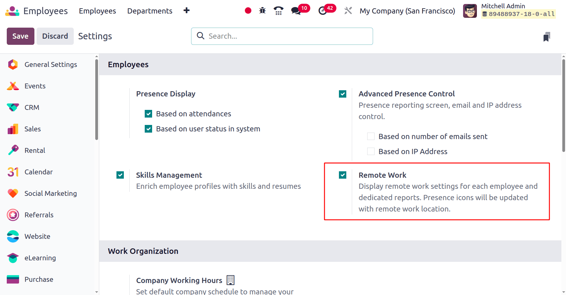 How to Handle Employee Remote Working in Odoo 18-cybrosys