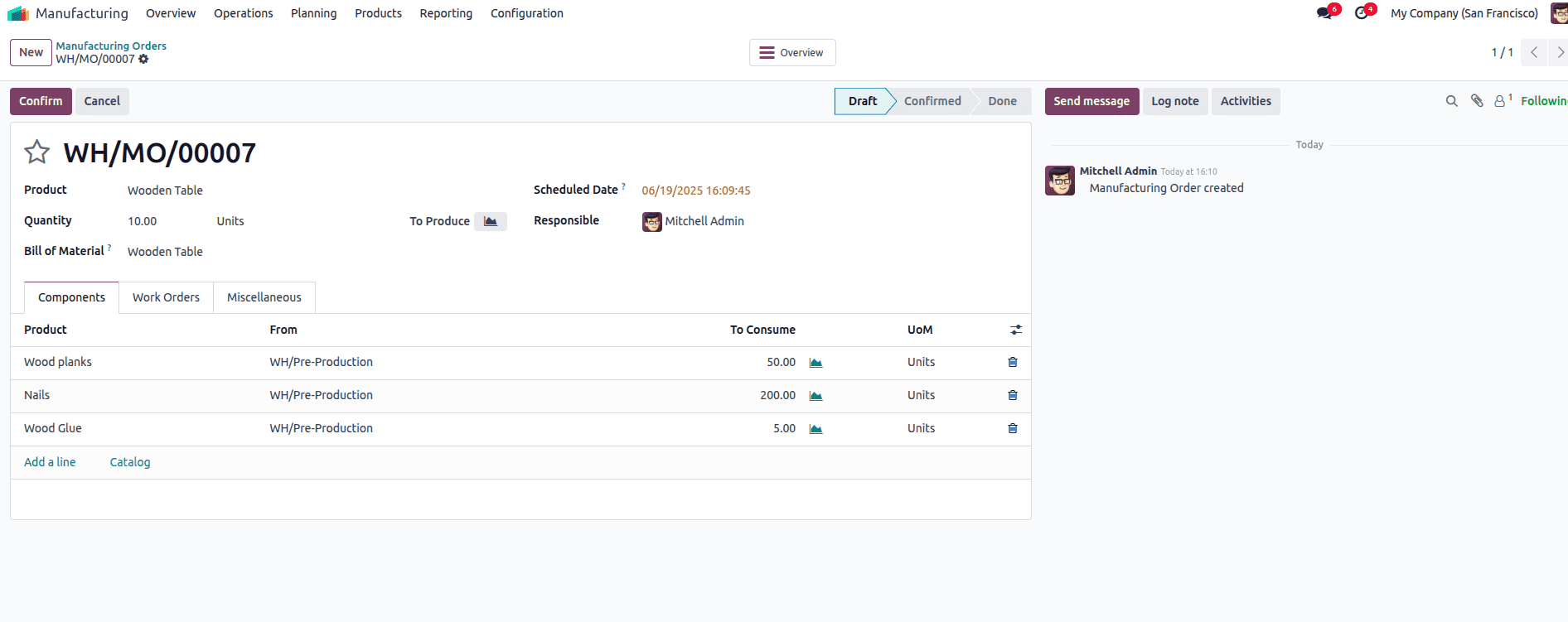 How to Handle Manufacting With Three Step Warehouse Configuration in Odoo 18-cybrosys