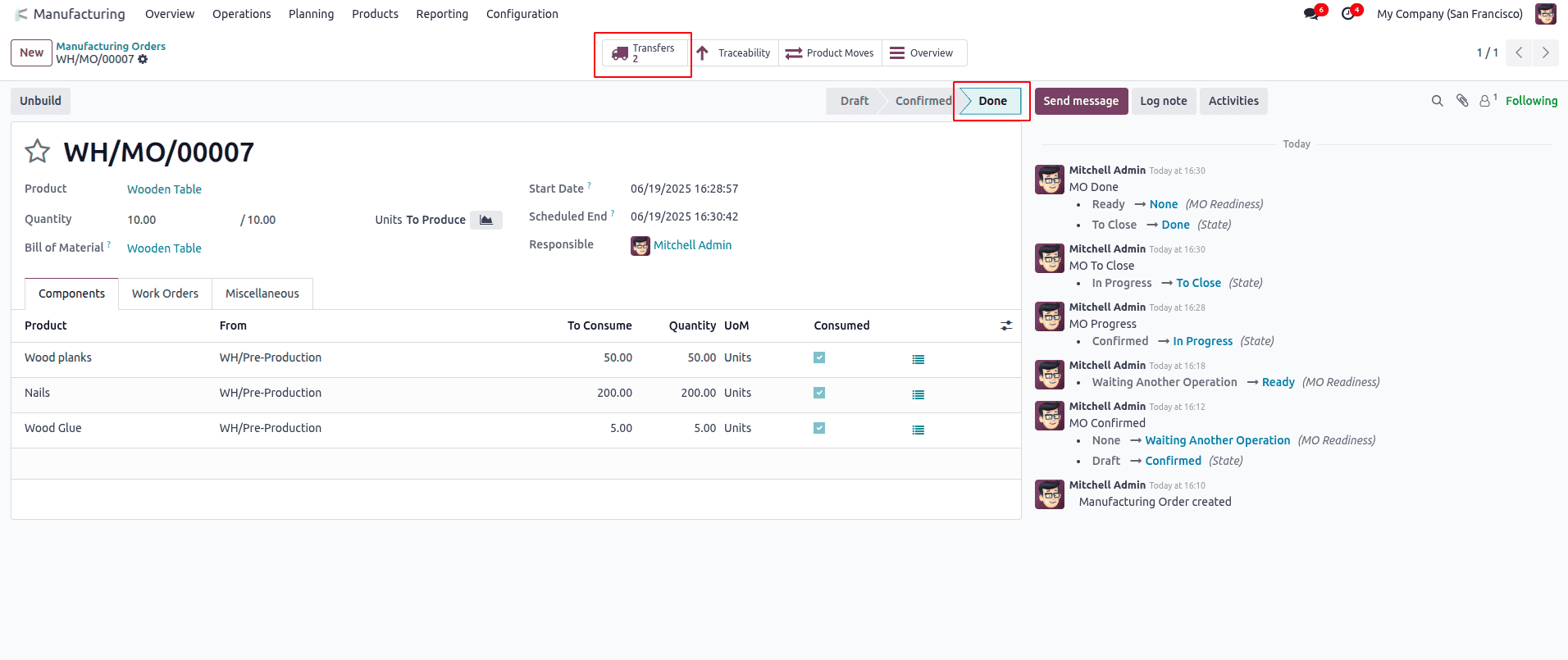 How to Handle Manufacting With Three Step Warehouse Configuration in Odoo 18-cybrosys