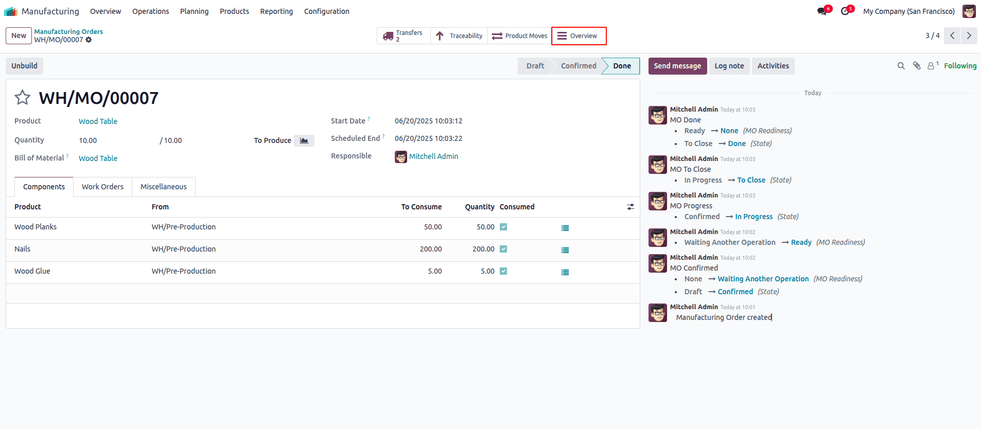 How to Handle Manufacting With Three Step Warehouse Configuration in Odoo 18-cybrosys