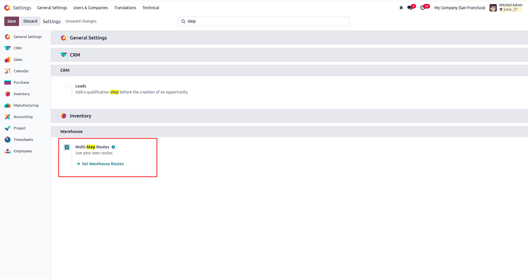 How to Handle Manufacturing with One-Step Warehouse Configuration in Odoo 18-cybrosys