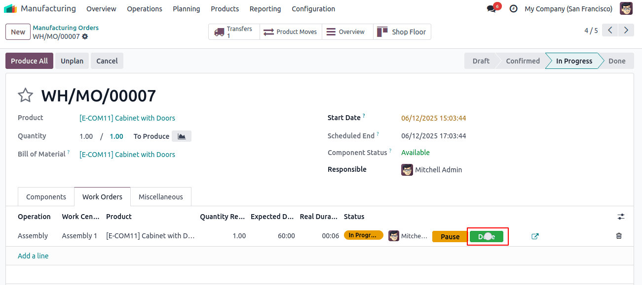 How to Handle Manufacturing with Two Step Warehouse Configuration in Odoo 18-cybrosys