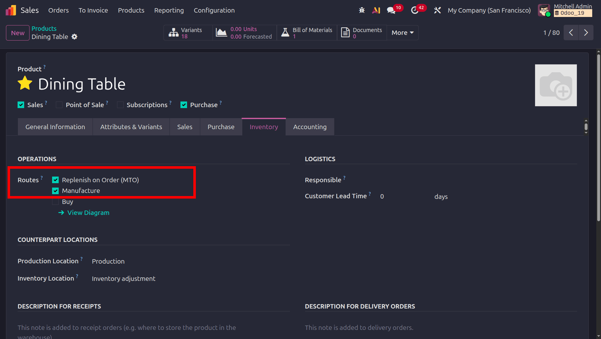 How to Handle Product Variants in Manufacturing with Odoo 19-cybrosys