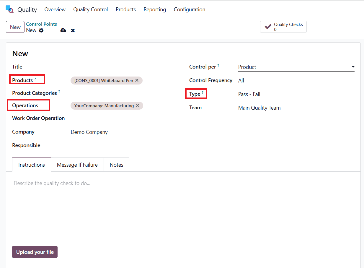 How to Handle Quality Checks and Quality Alerts in Odoo 18-cybrosys