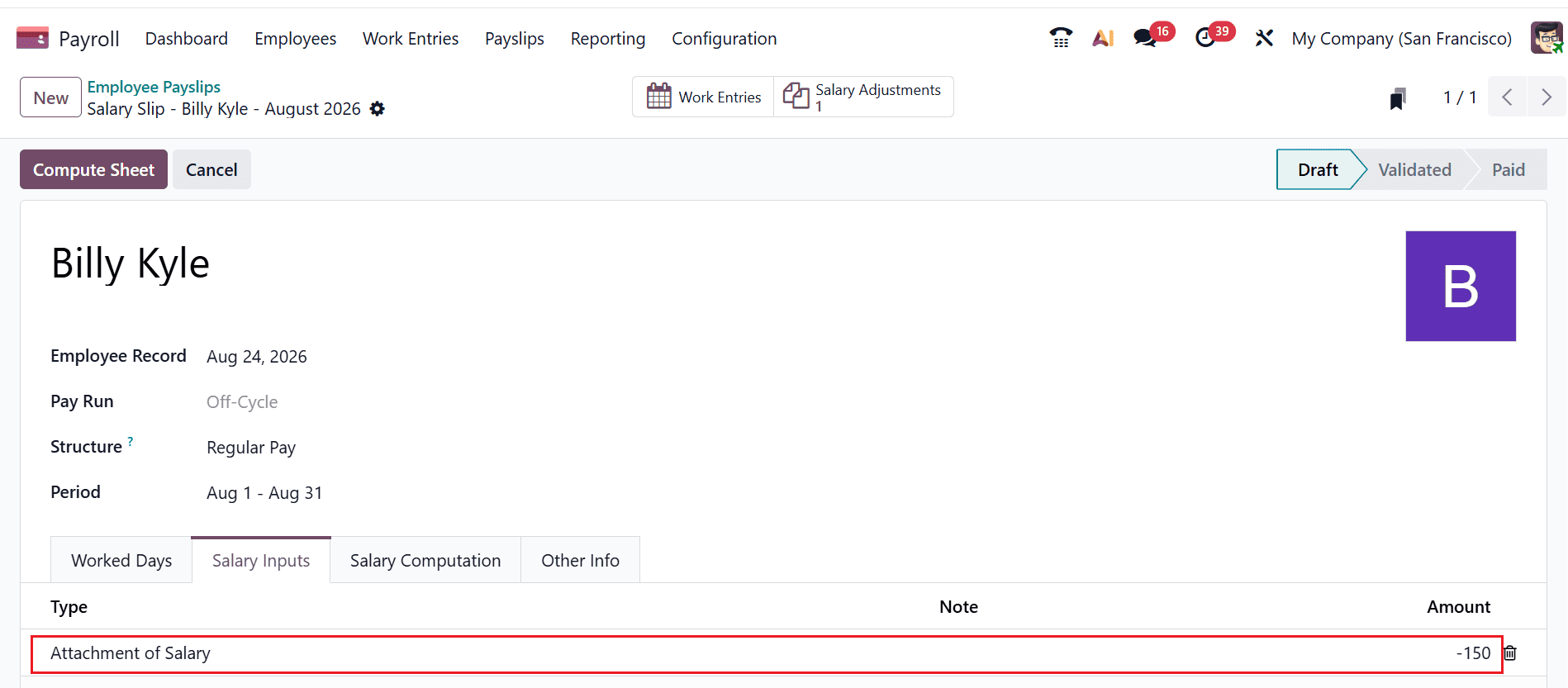 How to Handle Salary Attachments and Deductions in Odoo 19-cybrosys