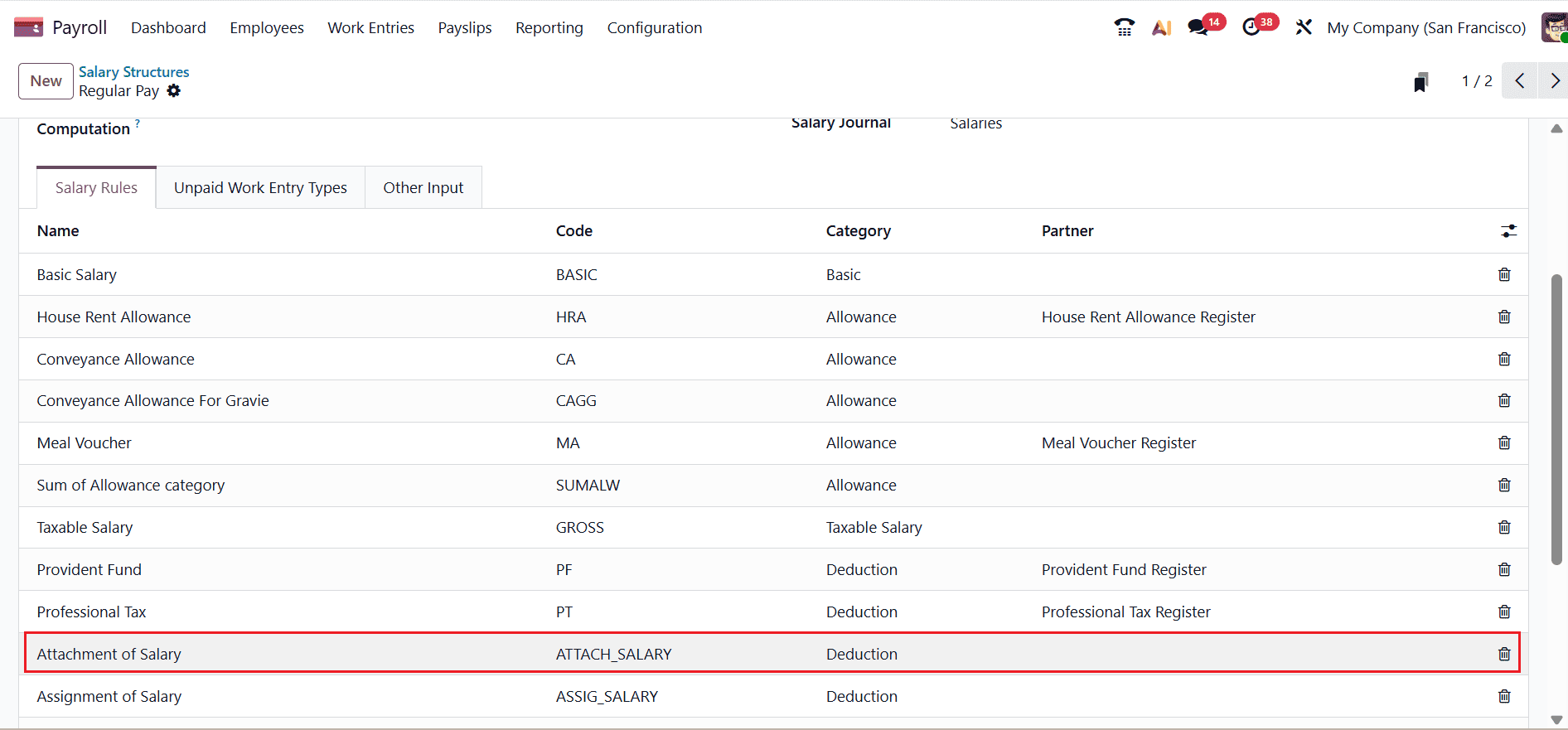 How to Handle Salary Attachments and Deductions in Odoo 19-cybrosys