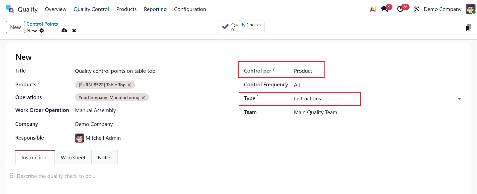 How to Implement Quality Checks in Odoo 19 Manufacturing-cybrosys