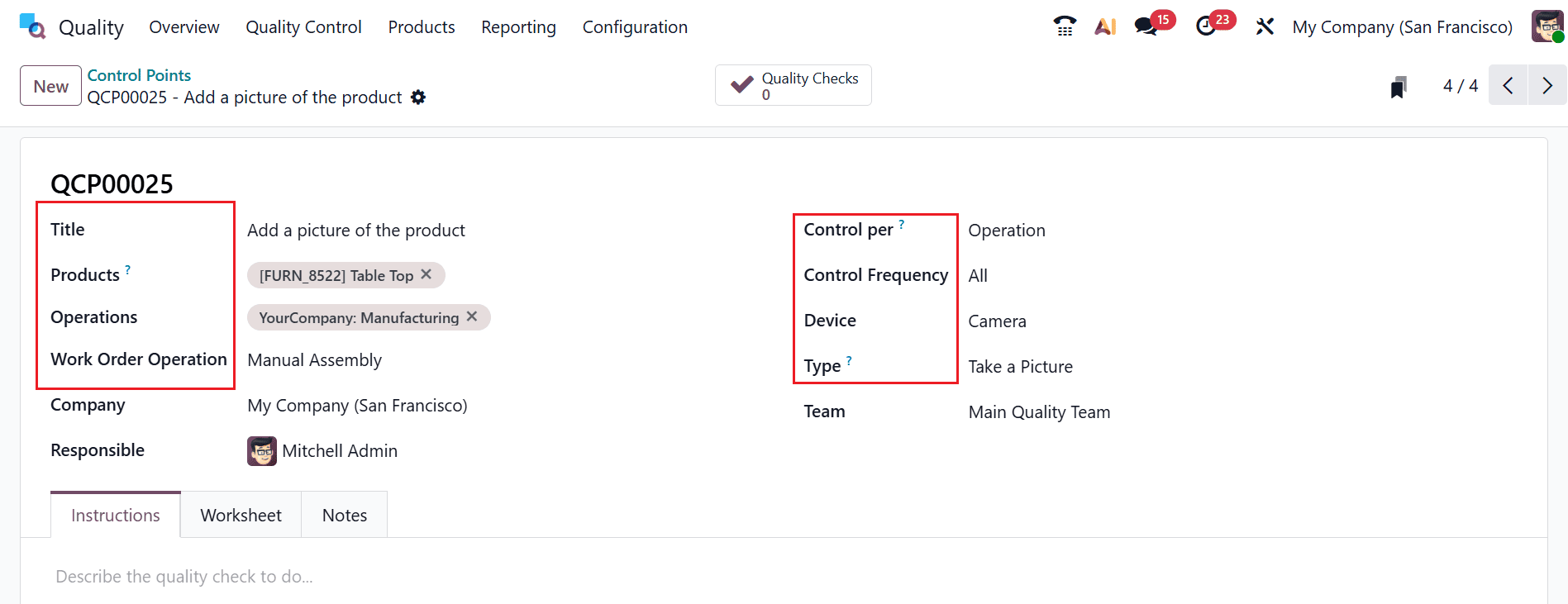How to Implement Quality Checks in Odoo 19 Manufacturing-cybrosys