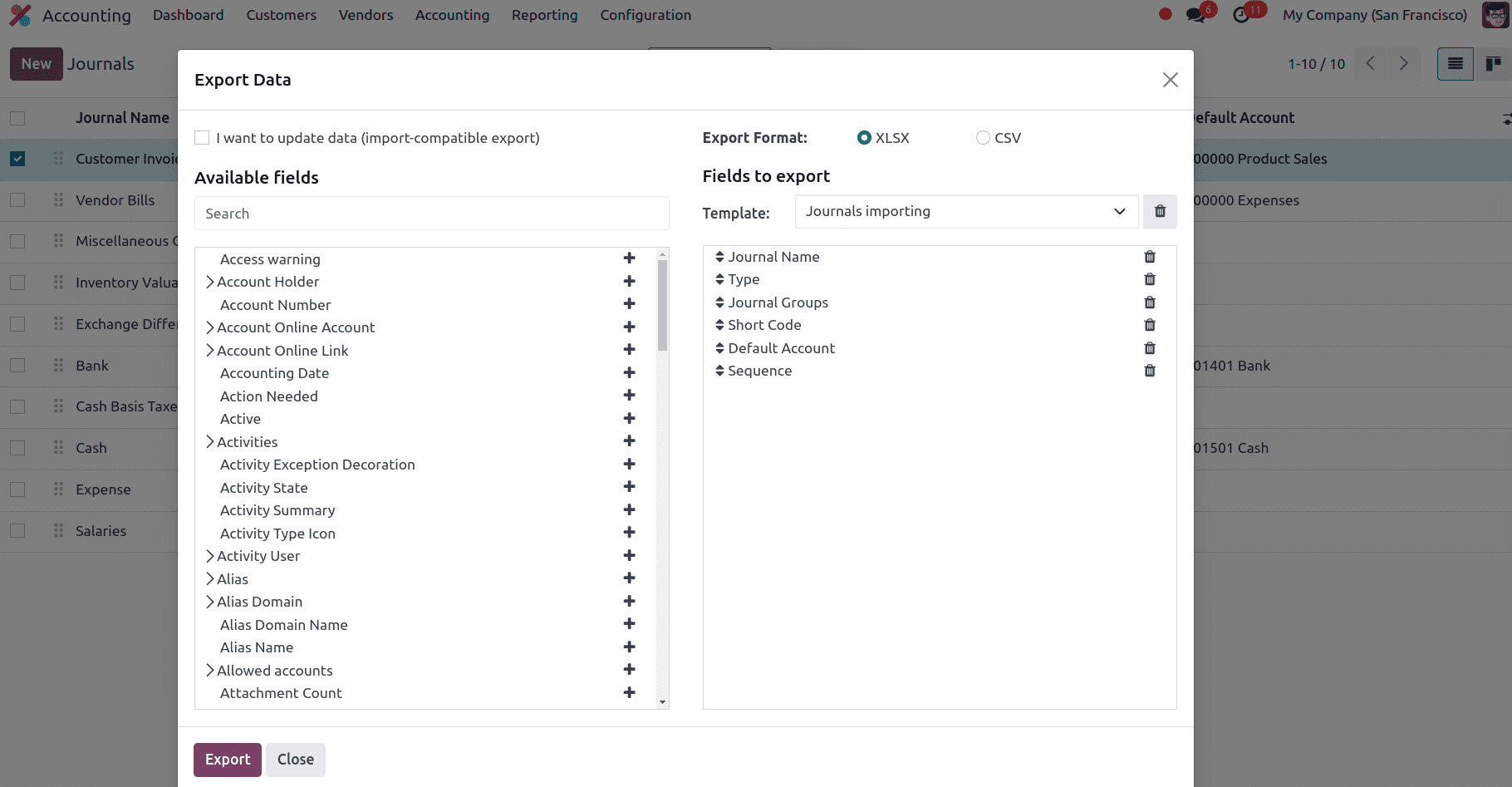 How to Import Chart of Accounts, Journals, & Taxes in Odoo 17-cybrosys
