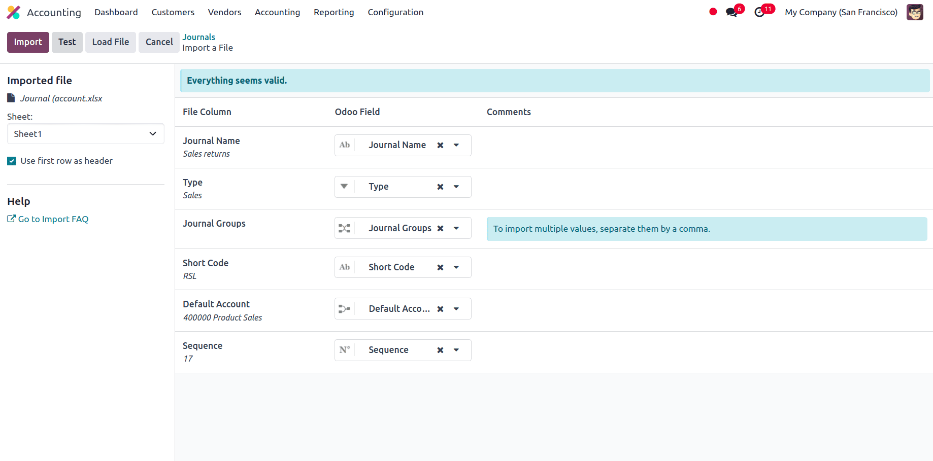 How to Import Chart of Accounts, Journals, & Taxes in Odoo 17-cybrosys