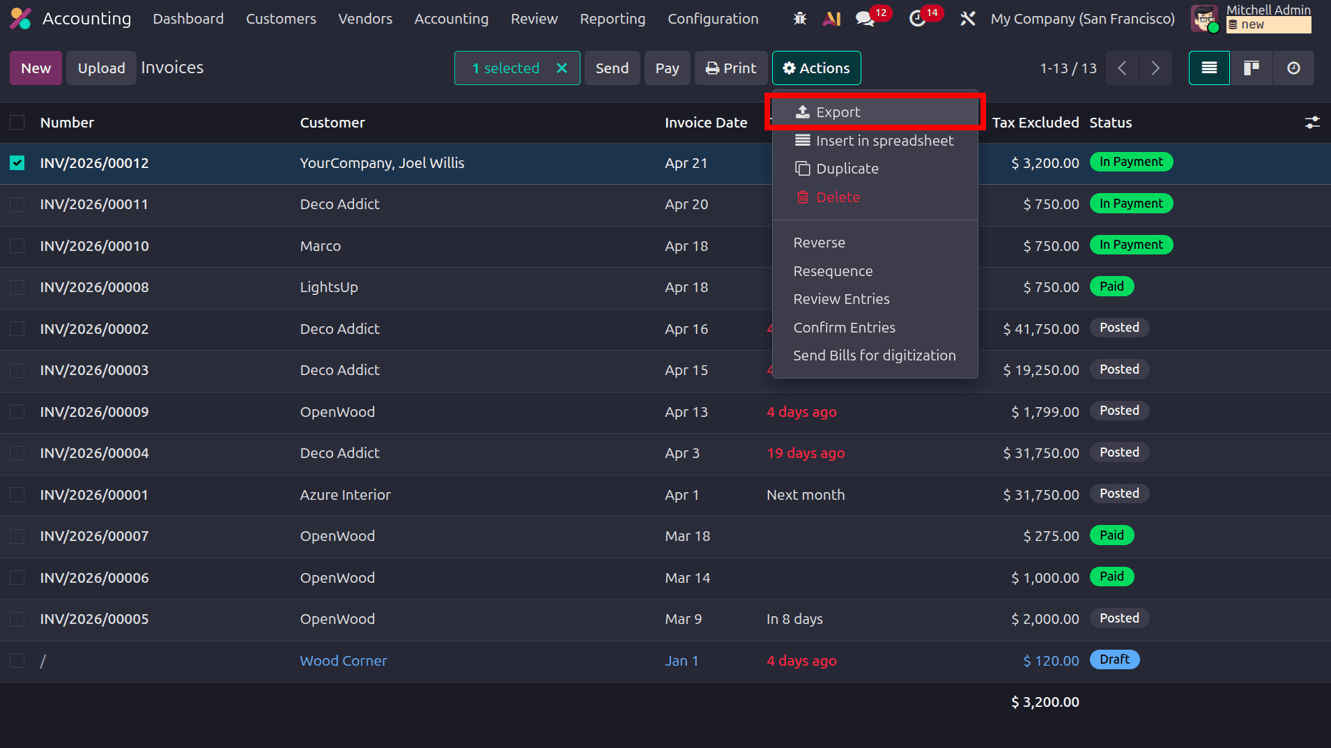 How to Import Customer Invoices in Odoo 19-cybrosys