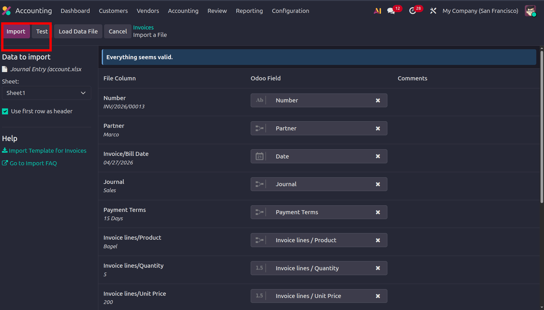 How to Import Customer Invoices in Odoo 19-cybrosys