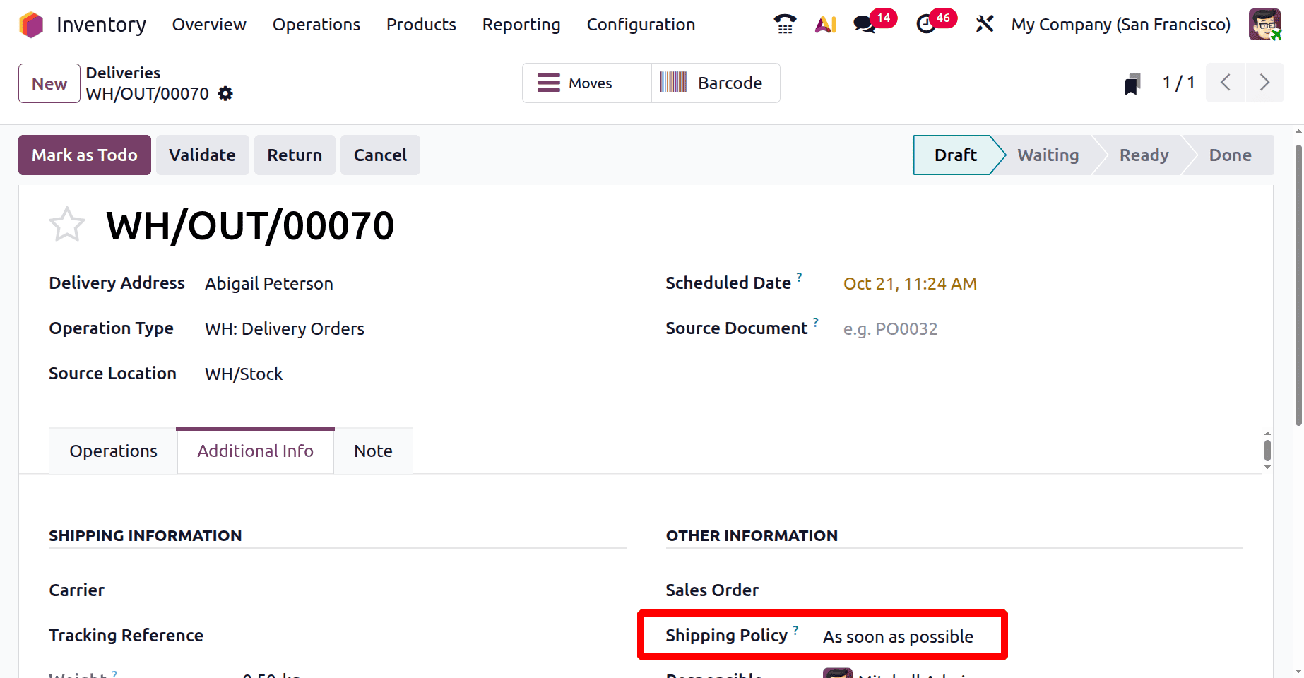 How to Improve Inventory Operations Using Picking Policies in Odoo 19-cybrosys