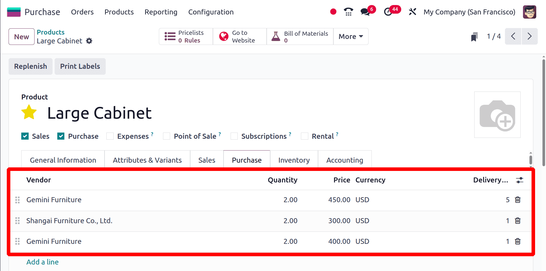 How to Improve Purchase Efficiency with Vendor Pricelists in Odoo 18-cybrosys