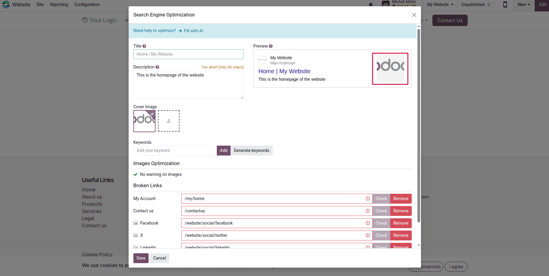 How to Improve Your Odoo 19 Website SEO with Built-In Optimization Tools-cybrosys