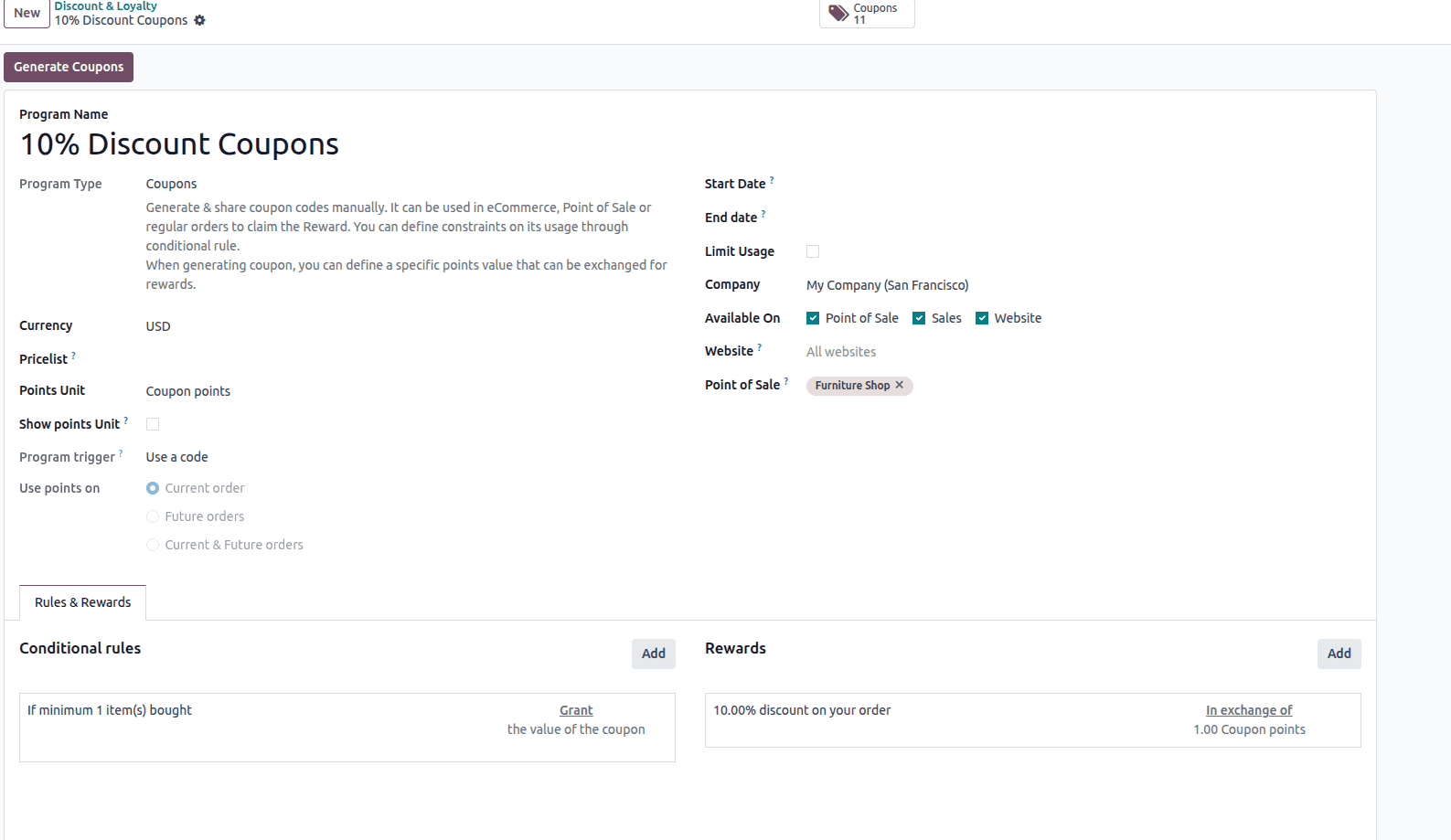 How to Increase Sales Using Gift Cards and Loyalty Programs in Odoo 18