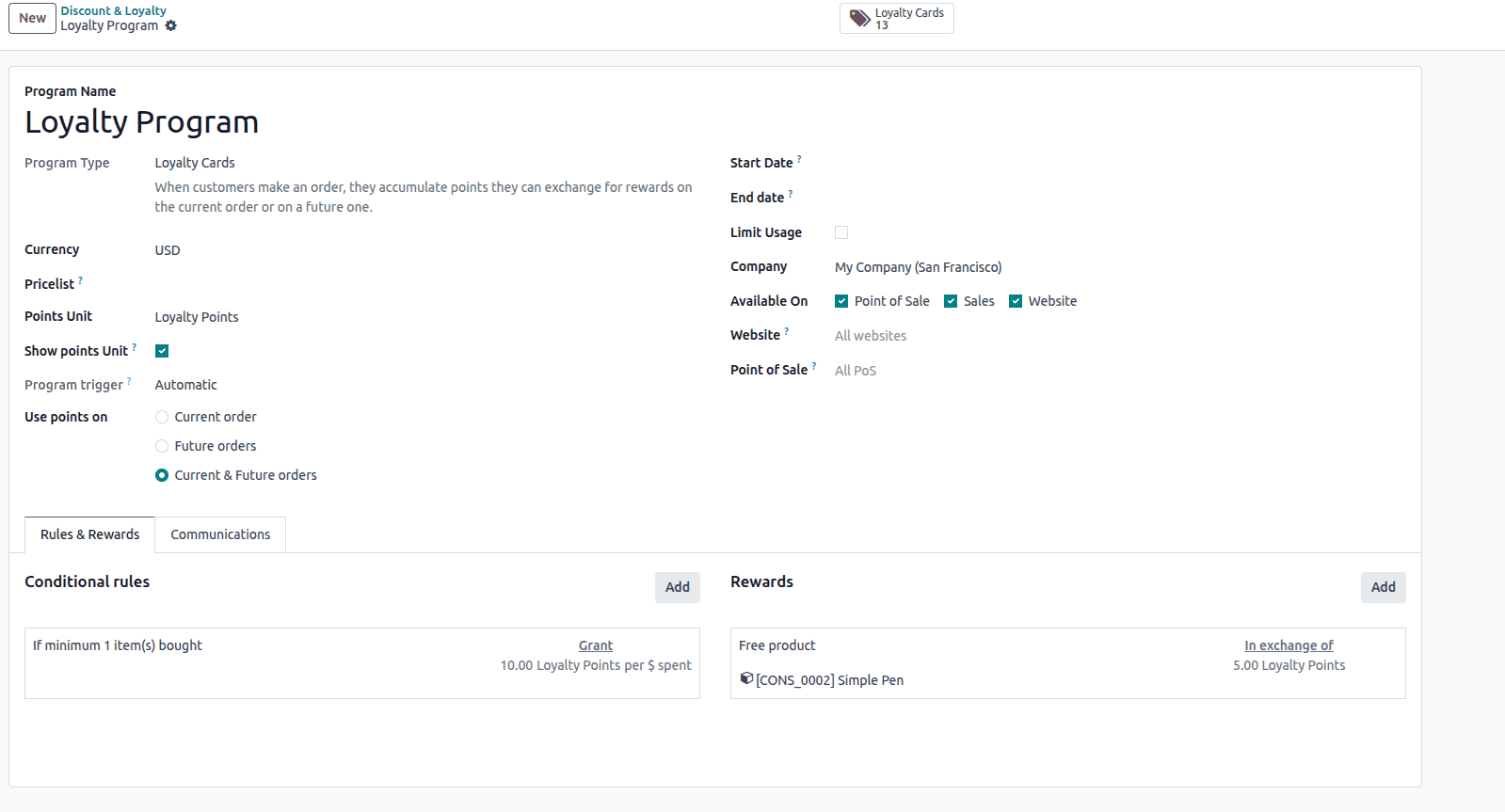How to Increase Sales Using Gift Cards and Loyalty Programs in Odoo 18