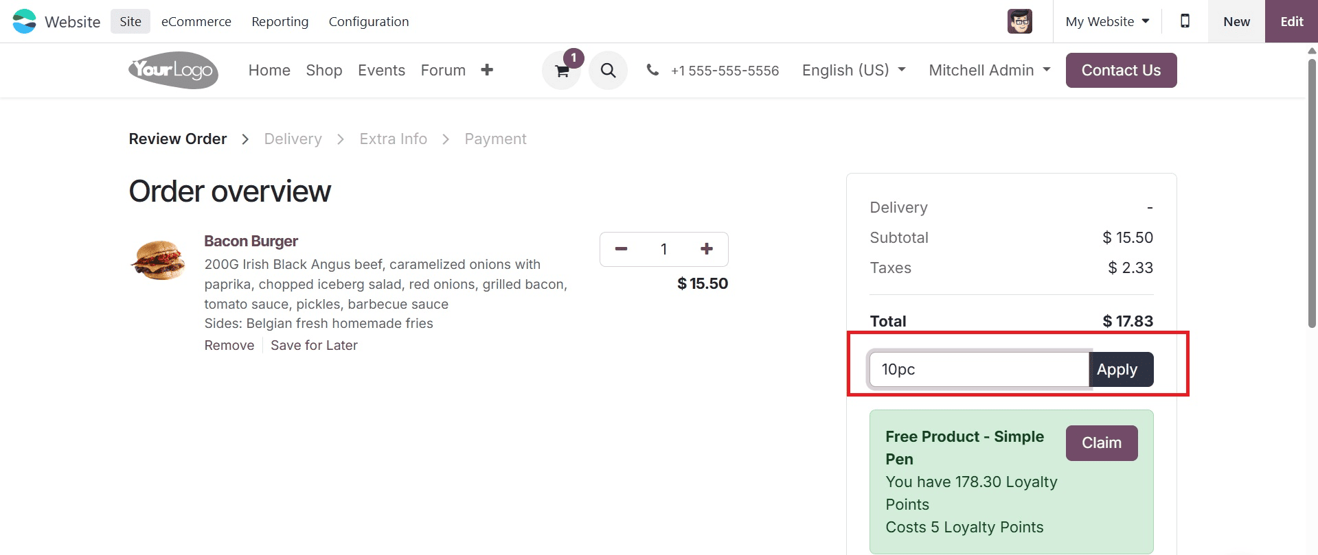 How to Increase Sales with Gift Cards, Loyalty Cards & Promotions on Odoo 18 Website-cybrosys