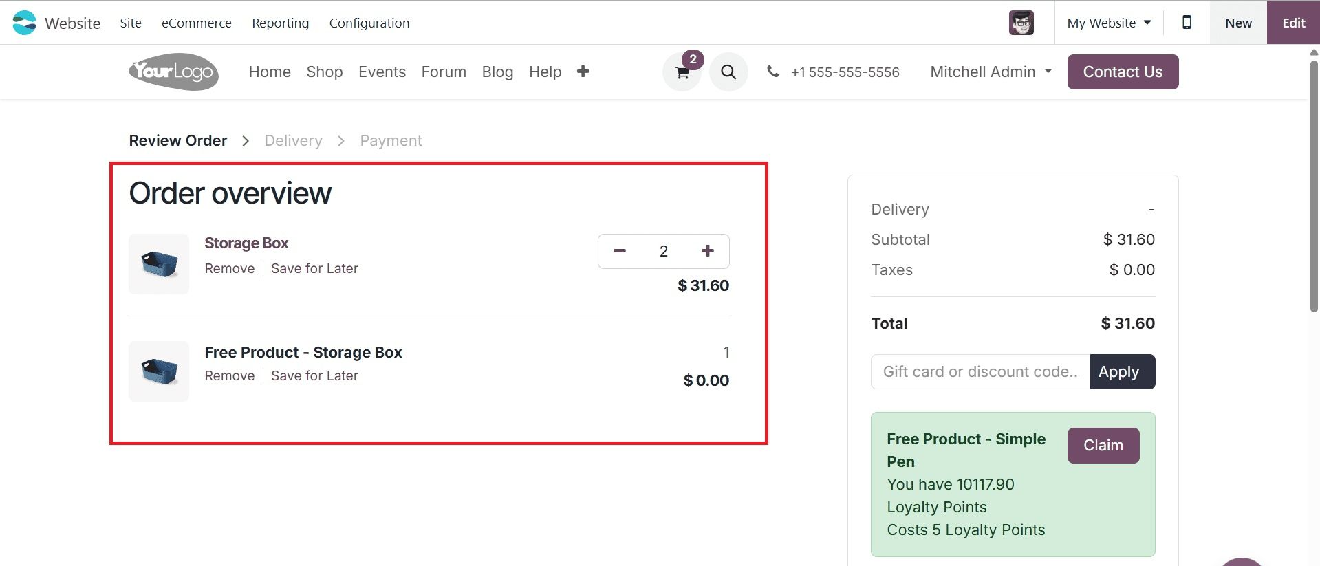 How to Increase Sales with Gift Cards, Loyalty Cards & Promotions on Odoo 18 Website-cybrosys