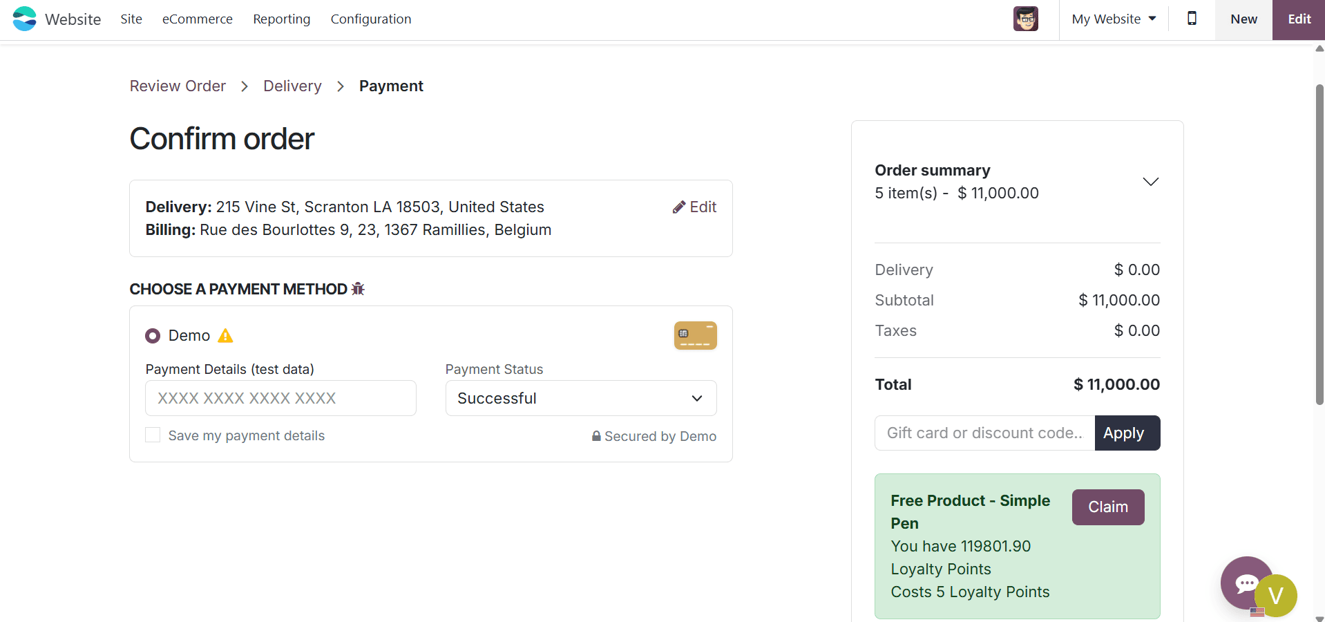 How to Increase Sales with Gift Cards, Loyalty Cards & Promotions on Odoo 18 Website-cybrosys