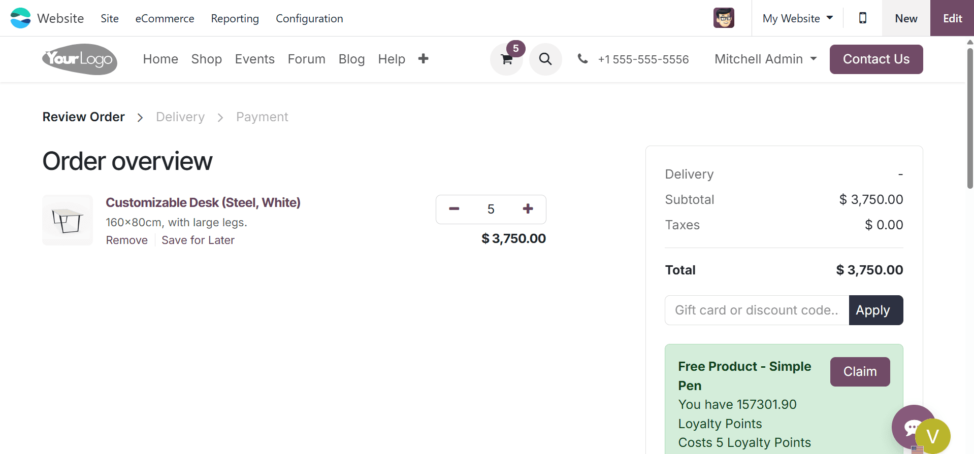 How to Increase Sales with Gift Cards, Loyalty Cards & Promotions on Odoo 18 Website-cybrosys