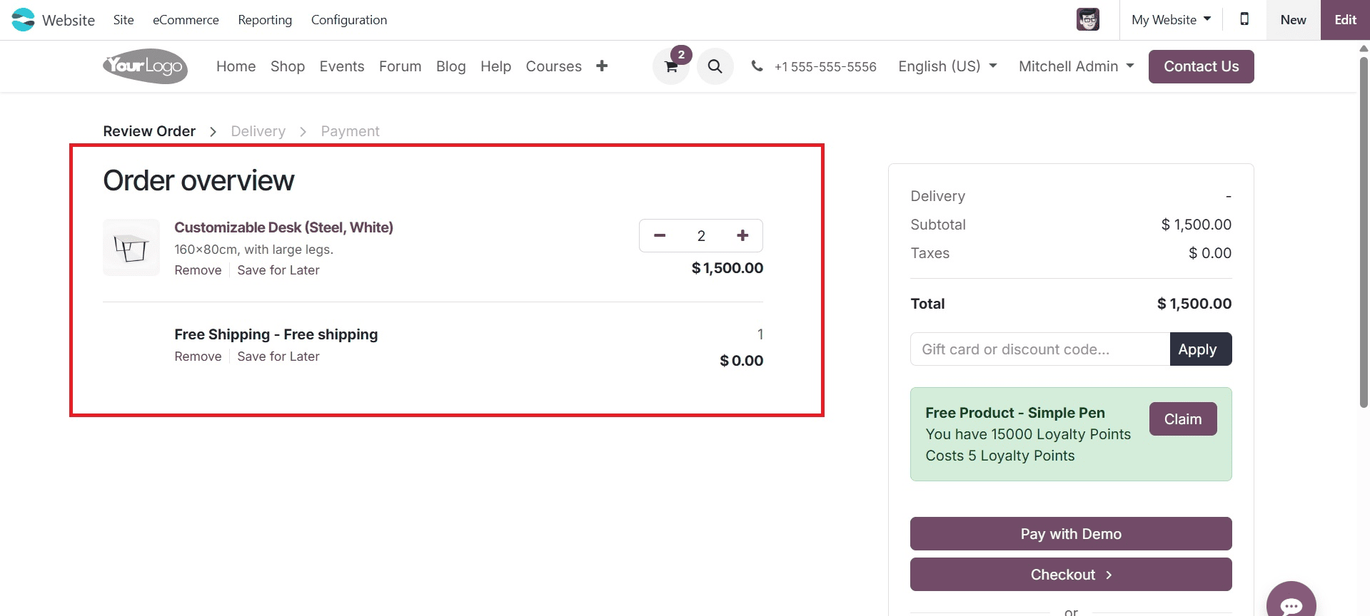 How to Increase Sales with Gift Cards, Loyalty Cards & Promotions on Odoo 18 Website-cybrosys