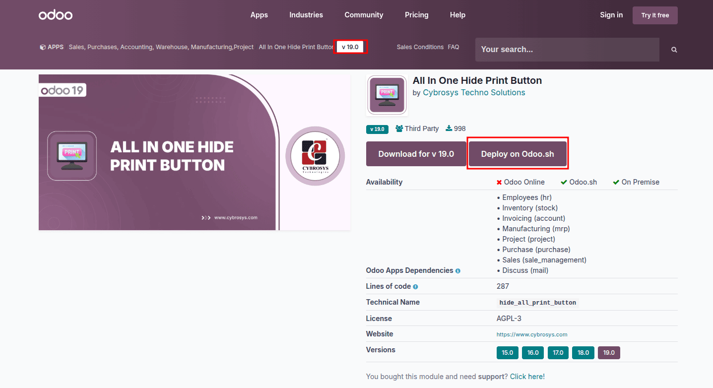 How to Install a Custom Module in Odoo 19-cybrosys