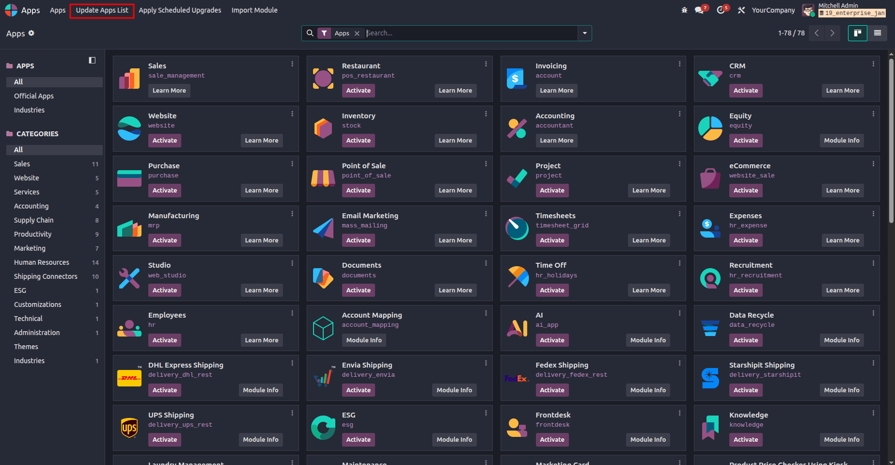 How to Install a Custom Module in Odoo 19-cybrosys