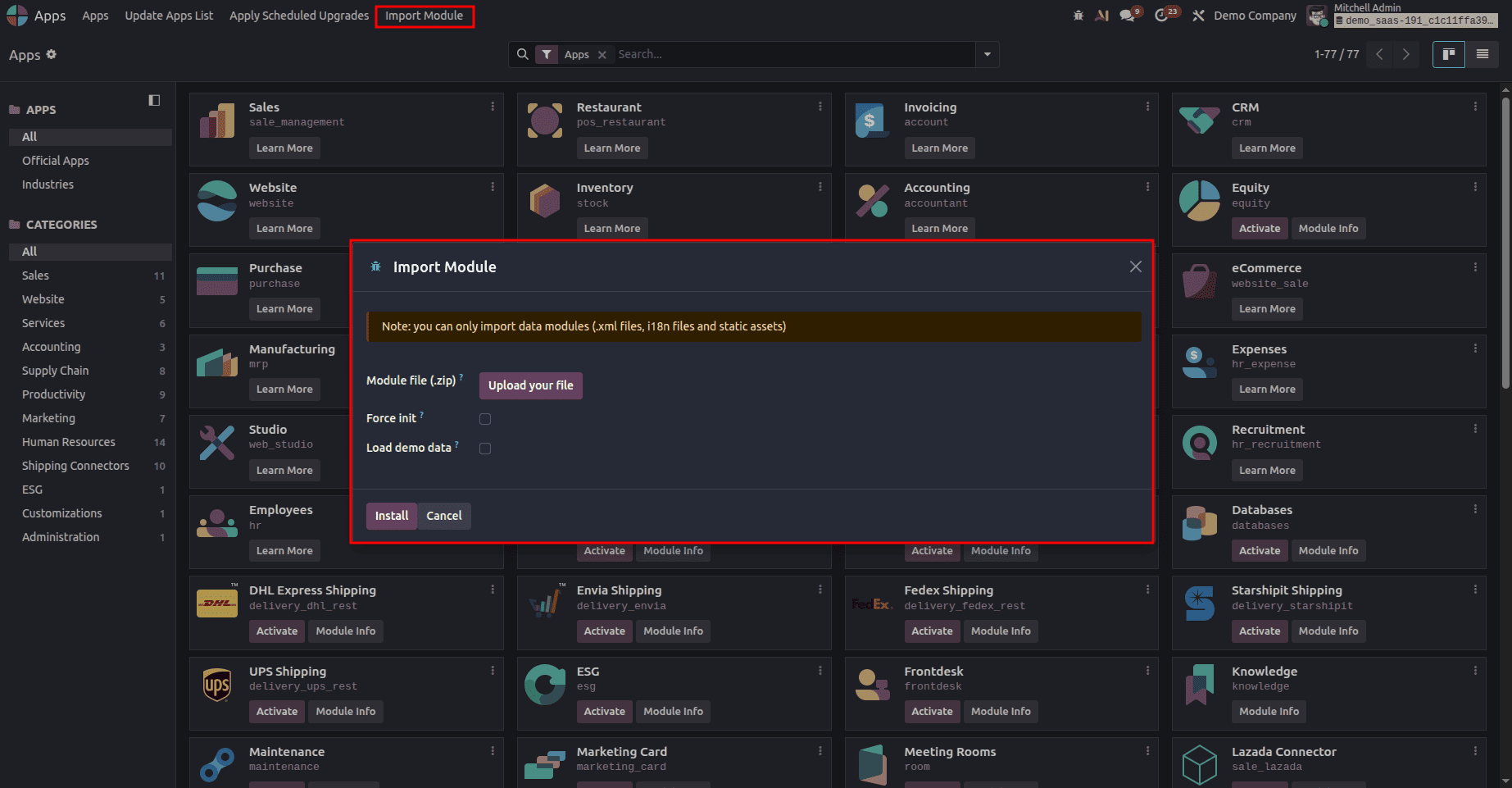 How to Install a Custom Module in Odoo 19-cybrosys