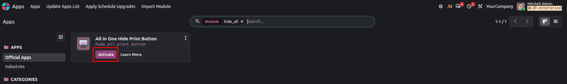 How to Install a Custom Module in Odoo 20-cybrosys