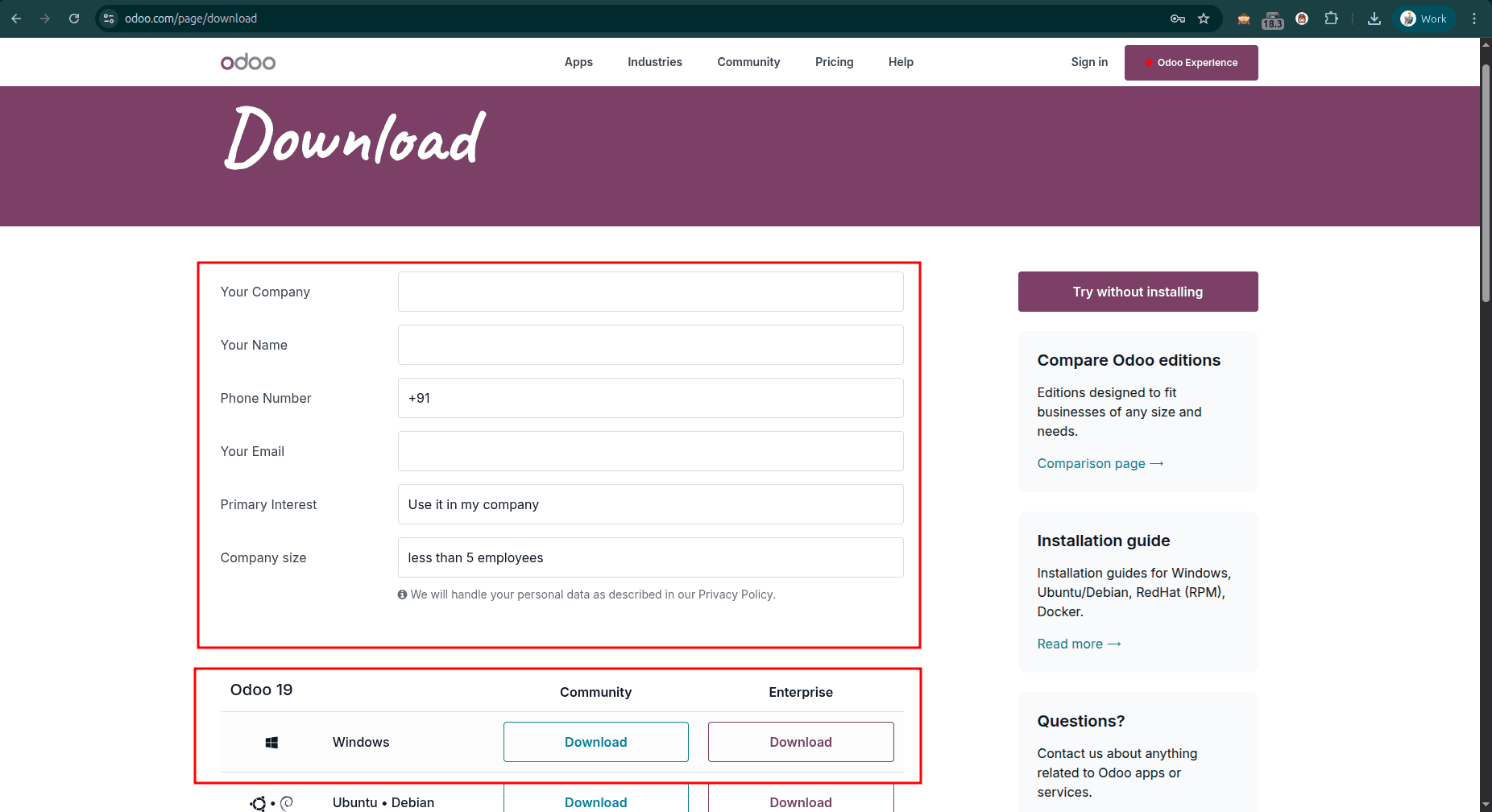 How to Install Odoo 19 in Windows Server-cybrosys