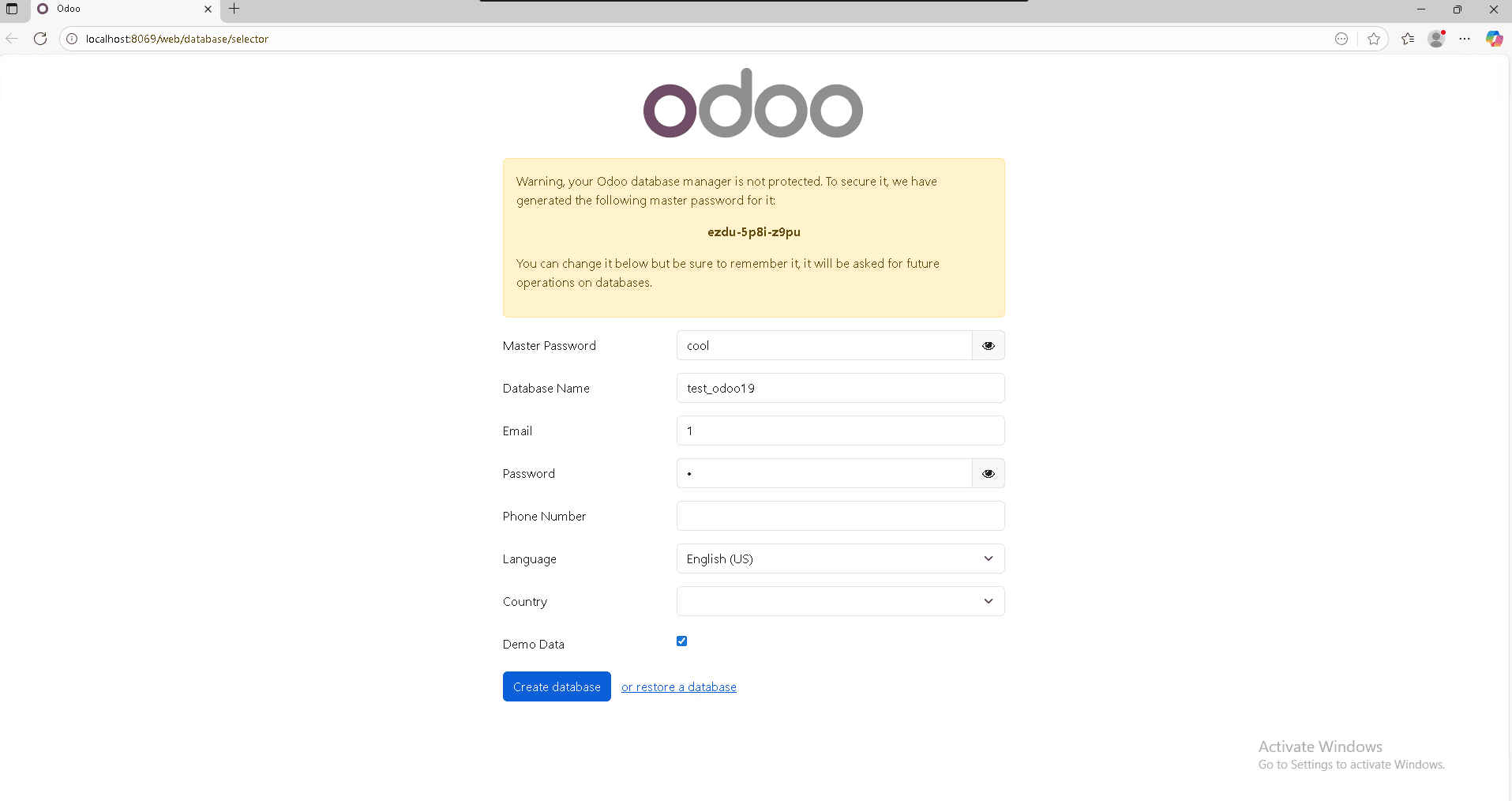 How to Install Odoo 19 in Windows Server-cybrosys