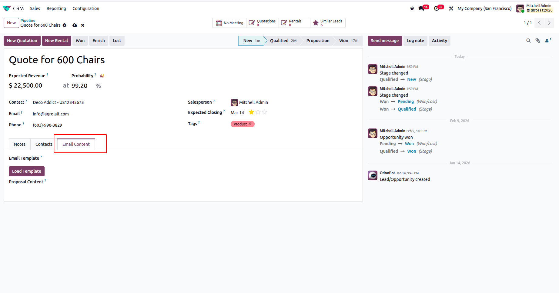 How to Instantly Render and Load an Email Template into an HTML Field in Odoo 19-cybrosys